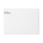 Packpapier-Hintergrund-Monogramm (Vorderseite)