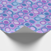 Packpapier in sich wiederholenden abstrakten Muste (Ecke)