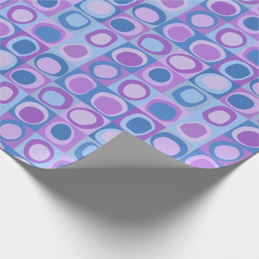 Packpapier in sich wiederholenden abstrakten Muste (Ecke)