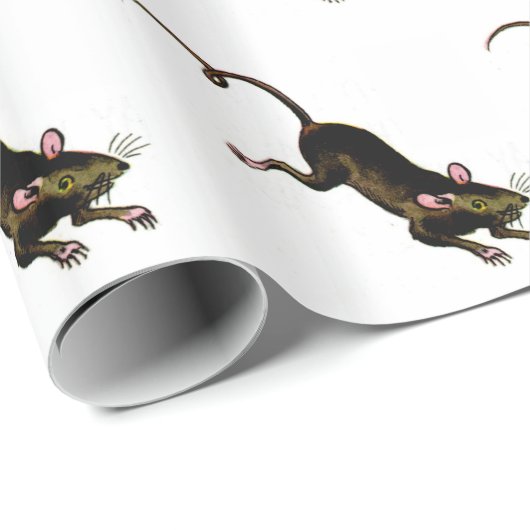 PACKPAPIER-MAUS GESCHENKPAPIER (Rolleneckpunkt)