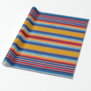 Packpapier, mexikanischer serape Druck, gelb Geschenkpapier
