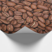 Packpapier mit ArabicaKaffeebohnen (Ecke)