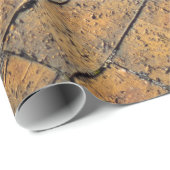 Packpapier mit Backstein-Fischgrätenmuster-Muster (Rolleneckpunkt)