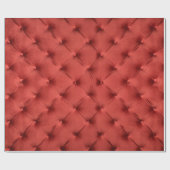 Packpapier mit Baumwollsamt roter capitone (Flach)