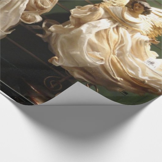 Packpapier mit Engeln (Ecke)