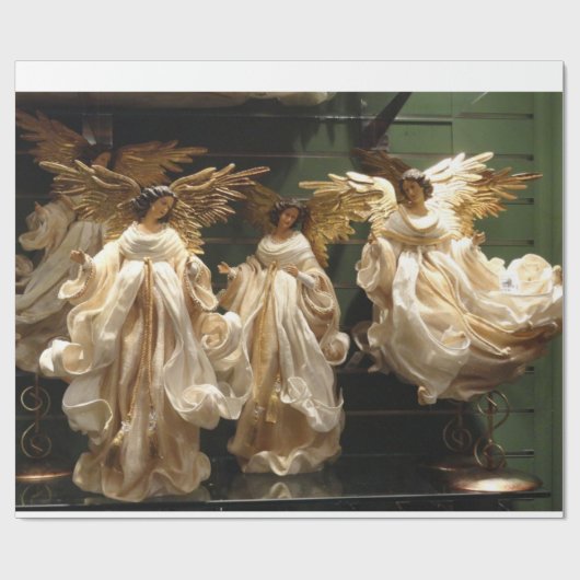 Packpapier mit Engeln (Flach)