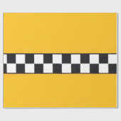 Packpapier mit gelbem Taxi (Flach)