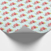 Packpapier mit Happy Pig (Ecke)
