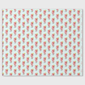 Packpapier mit Happy Pig (Flach)
