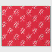 Packpapier mit nettem frohe Weihnacht-Text (Flach)