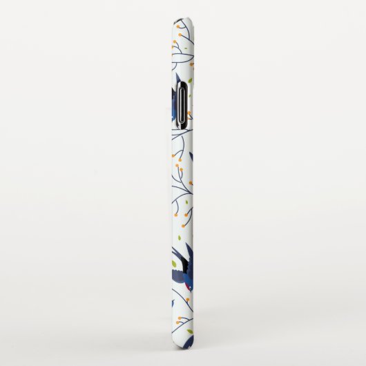 Packpapier mit schluckndem Muster iPhone Hülle (Rechte Seite)