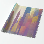 Packpapier moderne metropolitanische Skyline (Ungerollt)