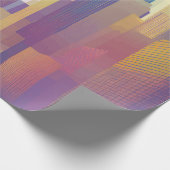 Packpapier moderne metropolitanische Skyline (Ecke)