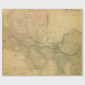 Packpapier-Rolle der Antiken-Karten-Art-15 Geschenkpapier (Flach)