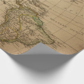 Packpapier-Rolle der Antiken-Karten-Art-16 Geschenkpapier (Ecke)