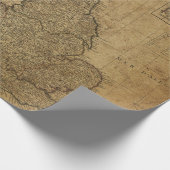 Packpapier-Rolle der Antiken-Karten-Art-3 Geschenkpapier (Ecke)