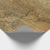 Packpapier-Rolle der Antiken-Karten-Art-8 Geschenkpapier (Ecke)