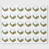 PACKPAPIER-SANDWICH GESCHENKPAPIER (Flach)