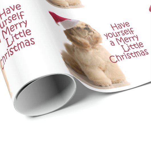 Packpapier Sankt Cocker spaniel (Rolleneckpunkt)