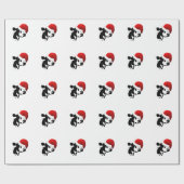 Packpapier-Sankt-Kuh für Weihnachten Geschenkpapier (Flach)