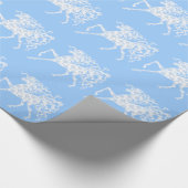 Packpapier - Schneeflocke-Feiertags-Pferd (Ecke)