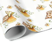 Packpapier Seashells (Rolleneckpunkt)