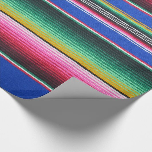 Packpapier, serape Druck Veilchen Geschenkpapier (Ecke)