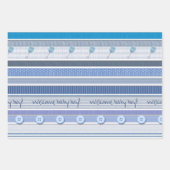 Packpapier-Set - Begrüßungsjunge Geschenkpapier Set (Vorderseite 3)