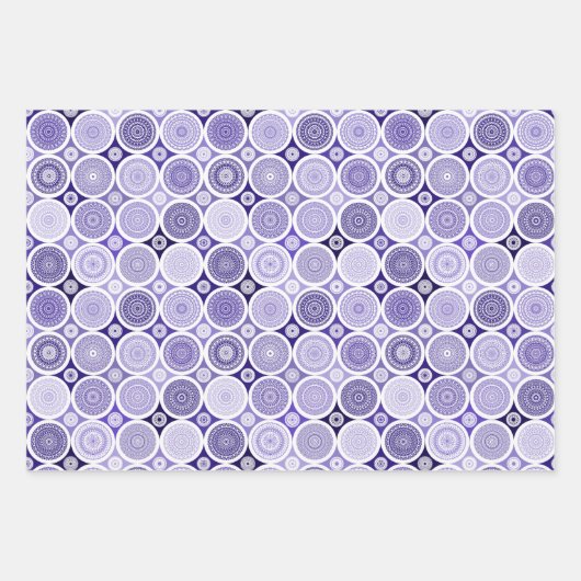 Packpapier Set von 3 Blatt boho Stil (Vorderseite 3)