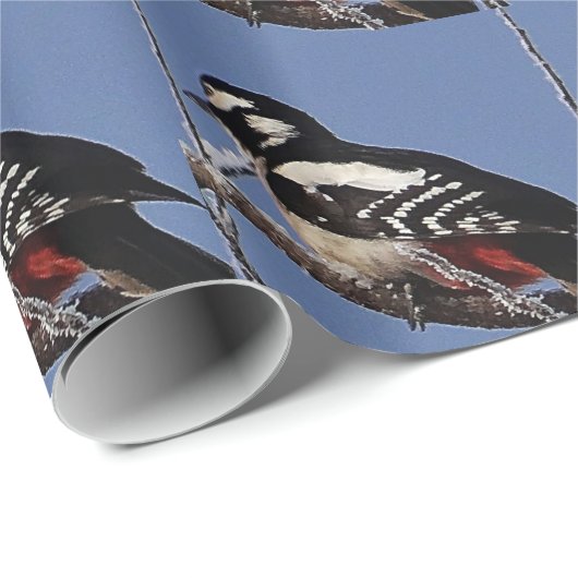 Packpapier-Specht Geschenkpapier (Rolleneckpunkt)