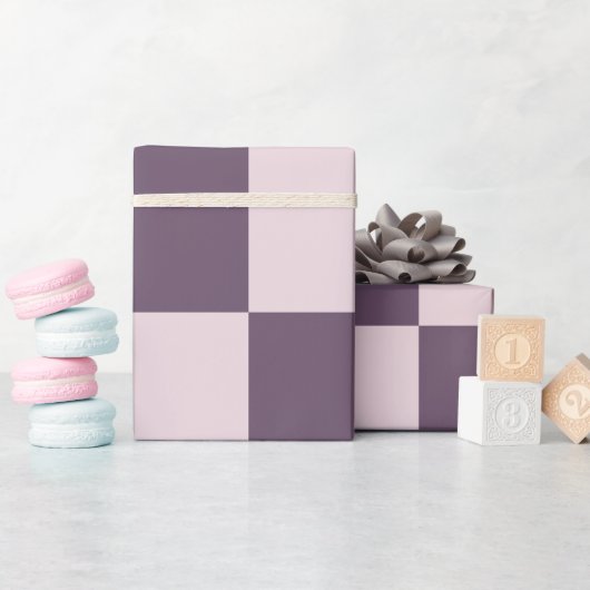 Packpapier tief lila Softpink rot (Babyparty)