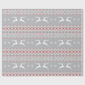 Packpapier - Ugly Christmas Sweater Gray (Flach)