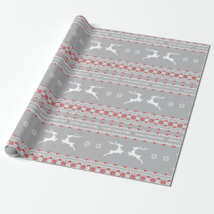 Packpapier - Ugly Christmas Sweater Gray