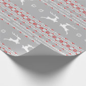 Packpapier - Ugly Christmas Sweater Gray (Ecke)