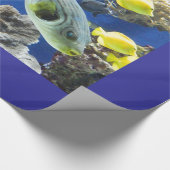 Packpapier, unter dem Meer, Fisch Geschenkpapier (Ecke)