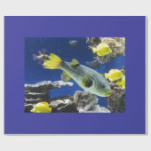 Packpapier, unter dem Meer, Fisch Geschenkpapier (Flach)