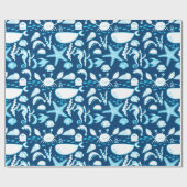 Packpapier | unter der Seefisch-Wal-Krabbe (Flach)