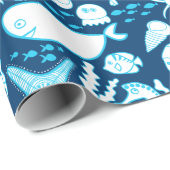 Packpapier | unter der Seefisch-Wal-Krabbe (Rolleneckpunkt)