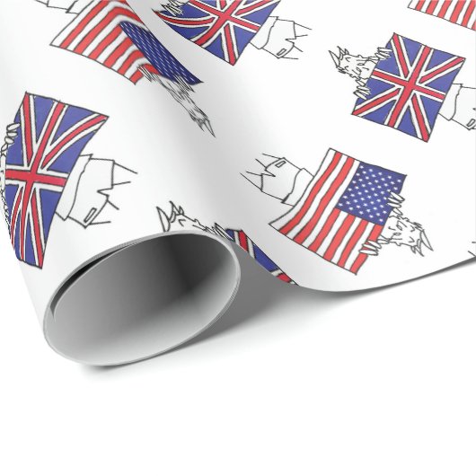 Packpapier US Großbritannien (Rolleneckpunkt)