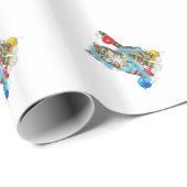 PACKPAPIER VERZIERTE MIEZEKATZE (Rolleneckpunkt)