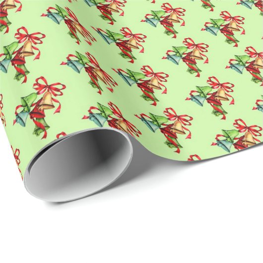 Packpapier Weihnachtsbell Tyvek (Rolleneckpunkt)