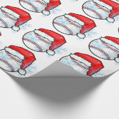 Packpapier - Weihnachtssankt-Baseball (Ecke)