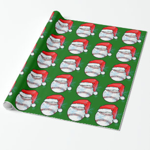 Packpapier - Weihnachtssankt-Baseball