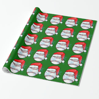 Packpapier - Weihnachtssankt-Baseball