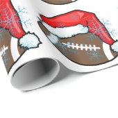 Packpapier - Weihnachtssankt-Fußball (Rolleneckpunkt)