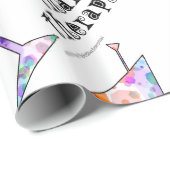 PACKPAPIER, WODKA IST BILLIGER ALS THERAPIE GESCHENKPAPIER (Rolleneckpunkt)