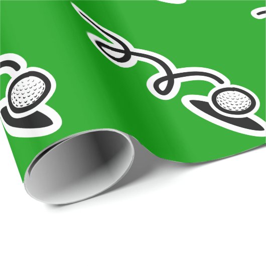 Packpapier zum Thema Golf (Rolleneckpunkt)