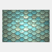 Packpapierblätter für Mermaid-Schuhe Geschenkpapier Set (Vorderseite 3)