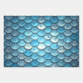 Packpapierblätter für Mermaid-Schuhe Geschenkpapier Set (Vorderseite)