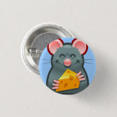 PackRat Knopf klein Button (Vorne & Hinten)